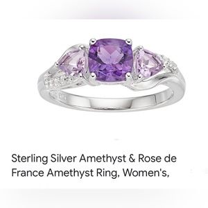 Sterling Silver Amethyst Ring